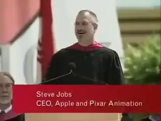 Steve Jobs ขึ้นกล่าวในงานรับปริญญาสแตนฟอร์ด