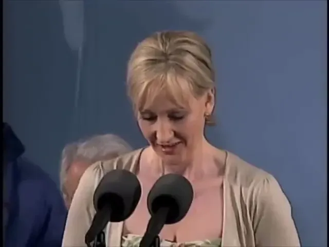 J.K. Rowling พูดในงานรับปริญญาที่ฮาร์วาร์ด